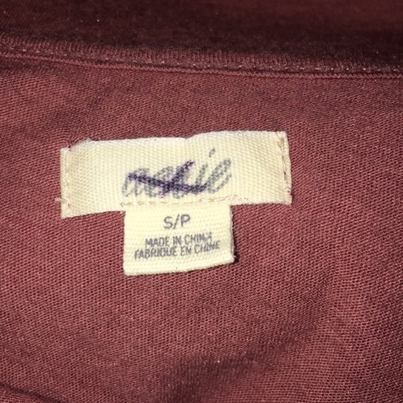 Aerie Tank Top Size Small Maroon - Picture 5 of 11